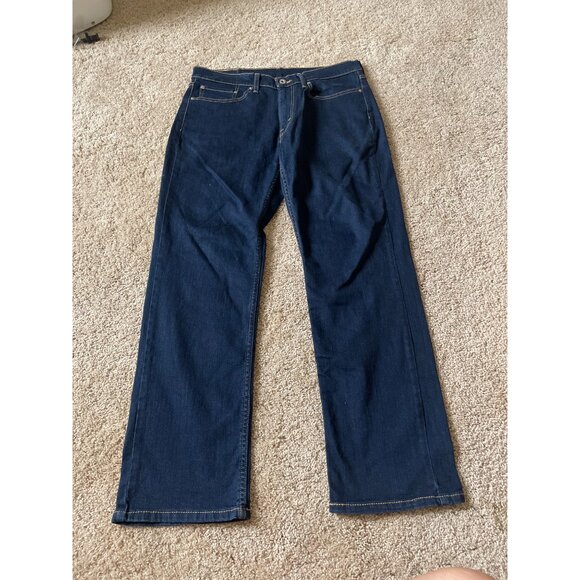 Levi's Other - Levi's Men's 514 Size 34 x 30 Dark Wash Straight Leg Bootcut Denim Cotton Jeans